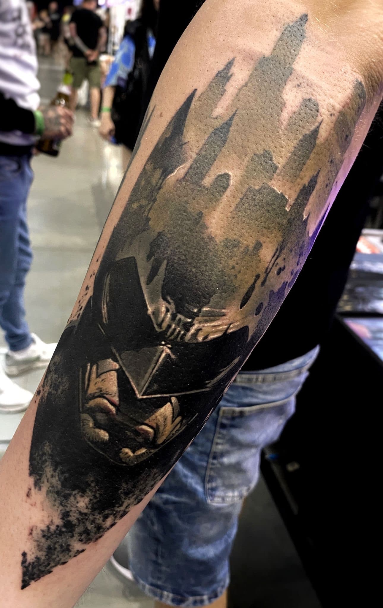 Blackwork tattoo by Tomek